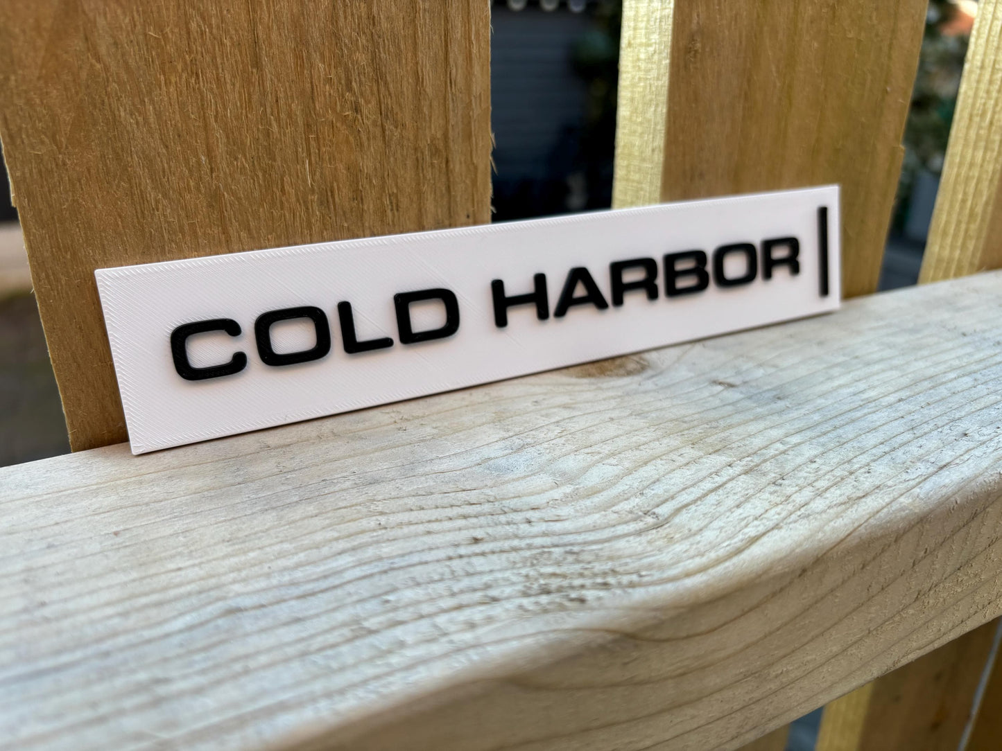 Cold Harbour Sign Lumon Severance