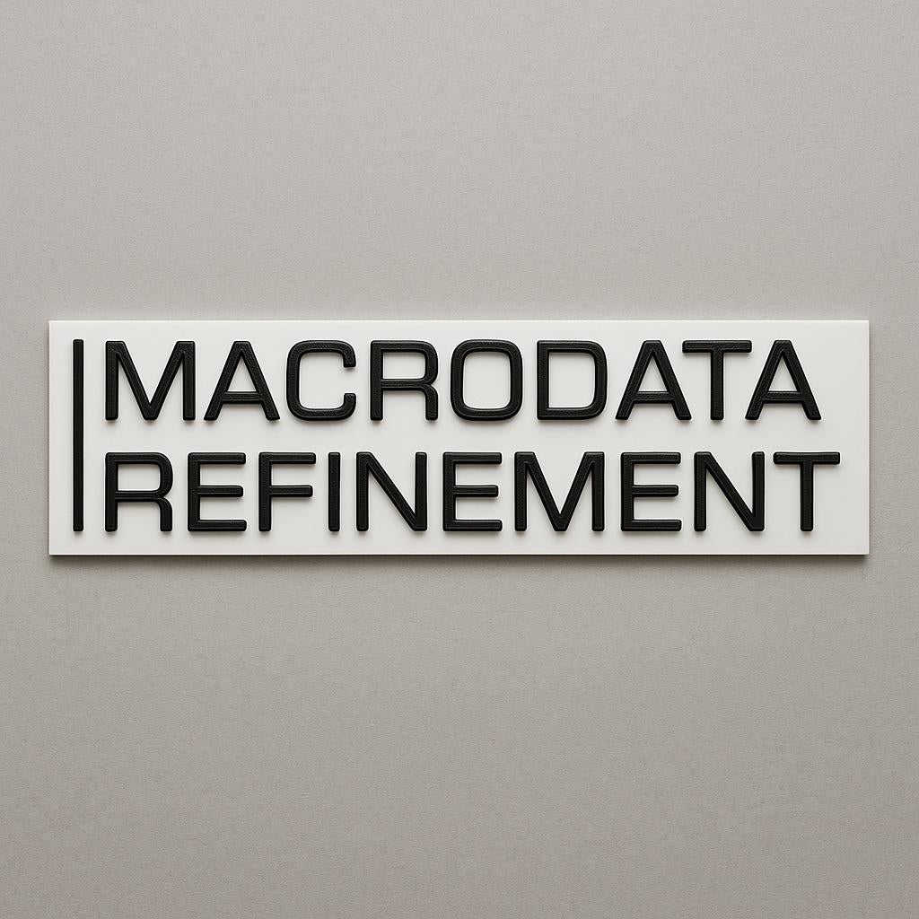 Macrodata Refinement Wall-Door Sign
